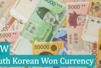 South Korean Won Currency South Korean Won Currency