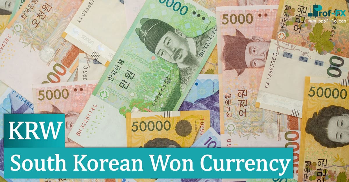 South Korean Won Currency South Korean Won Currency