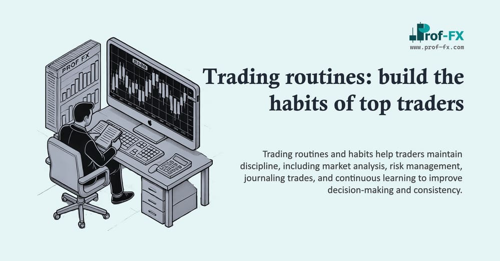 Trading routines Trading routines build the habits of top traders