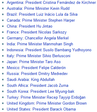 G20 Members G20 Members
