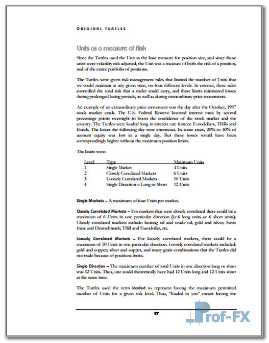 Original Turtle Rules forex ebook pdf