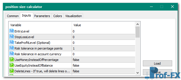 Position Size Calculator metatrader 5