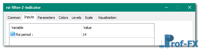 RSI Filter 2 mt5 indicator
